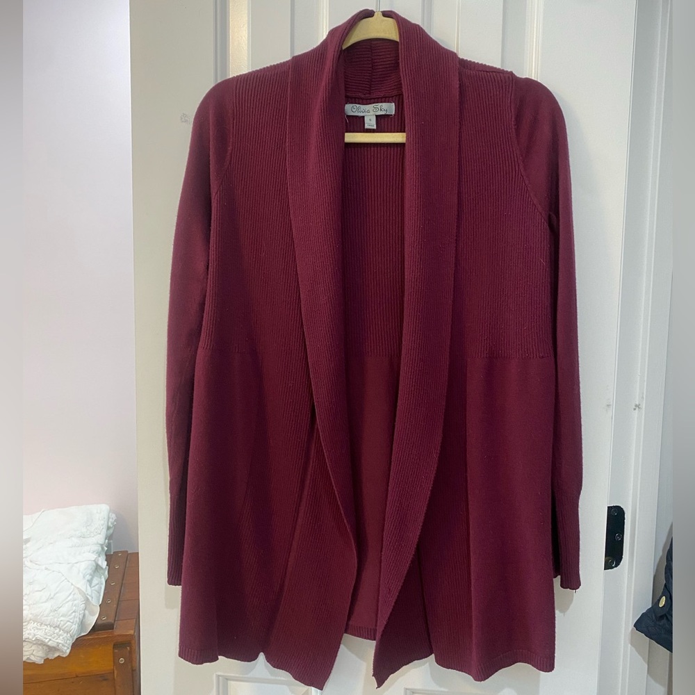 Purple Cardigan